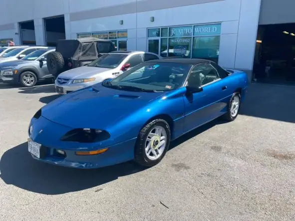 Coupe with fixed paint